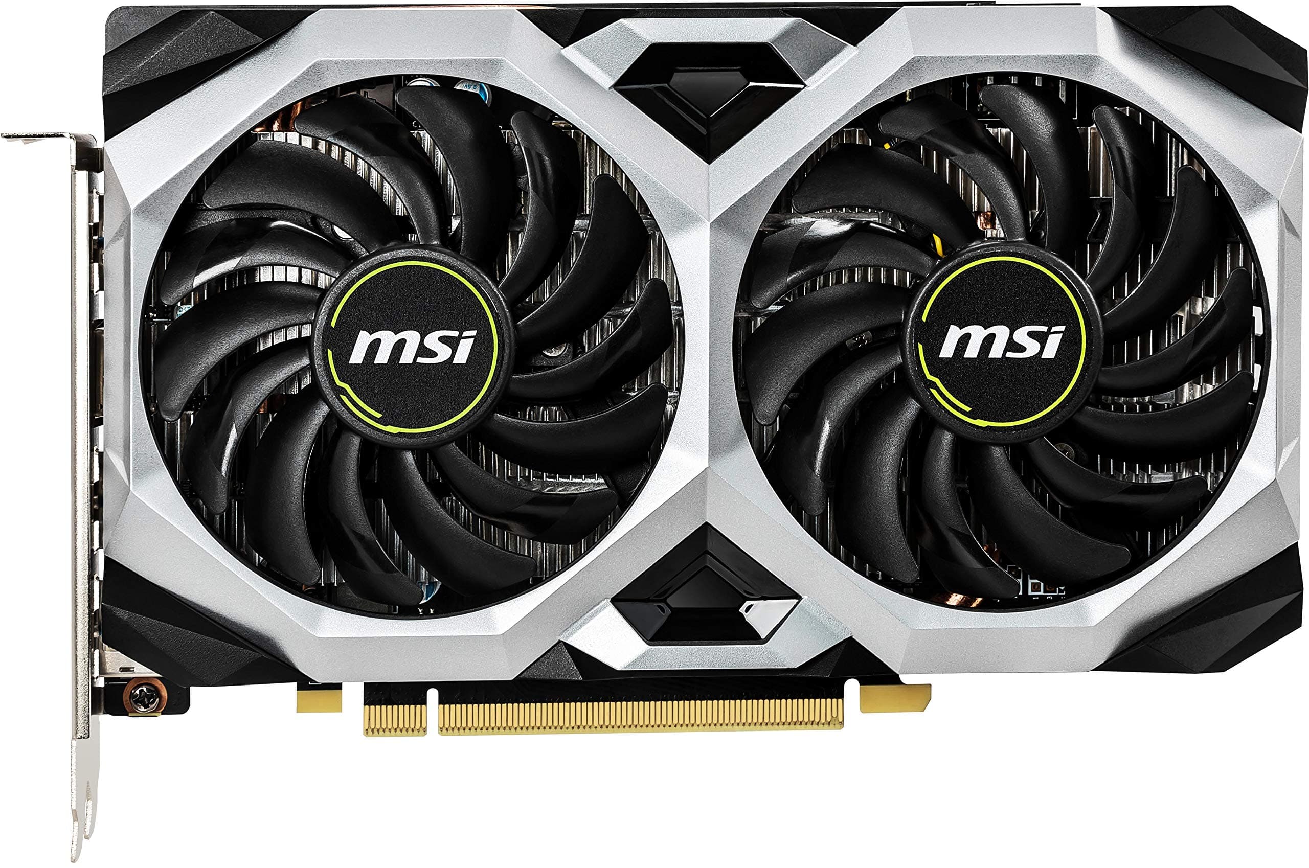 MSI Gaming GeForce GTX 1660 Ti 192-bit HDMI/DP 6GB GDRR6 HDCP Unterstützung DirectX 12 Dual Fan VR Ready OC Grafikkarte (GTX 1660 TI Ventus XS 6G OC) Bild 3