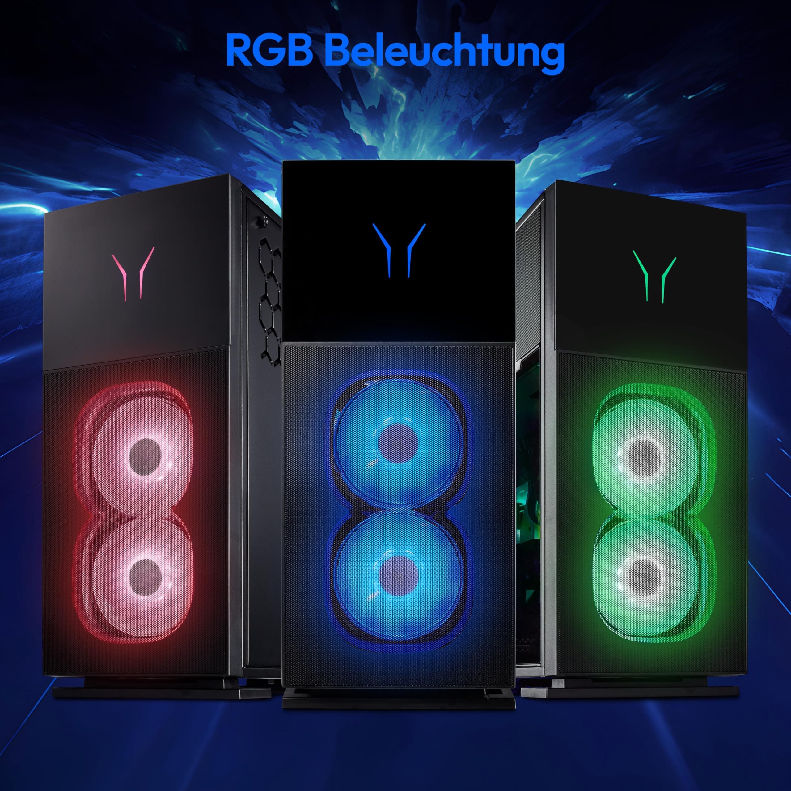 ERAZER Mechanic X20 High-End Gaming PC (Intel Core i9-14900KF, Geforce RTX 4080 SUPER, 32 GB Kingston Fury Beast RGB DDR5 RAM, 2TB SSD, Wasserkühlung, Win 11 Home) Bild 7