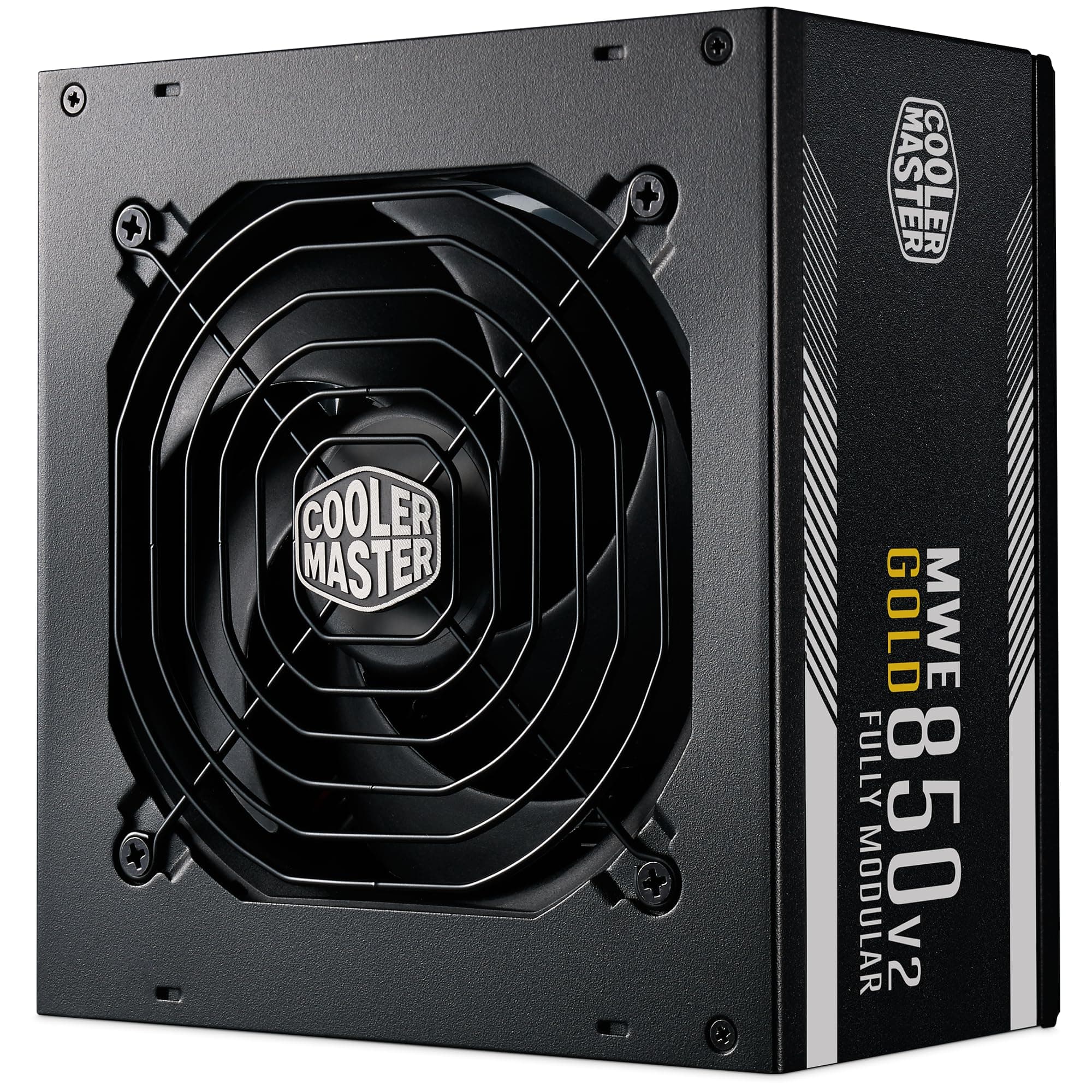 Cooler Master MWE Gold 850 V2 ATX 3.1 Vollmodulares Netzteil – ATX 3.1-Unterstützung, 80 Plus Gold, 850 Watt PC-Netzteil, PCIe 5.1-Verkabelung, 120 mm HDB-Lüfter, Hochtemperaturschwelle 850W Gold ATX 3.1