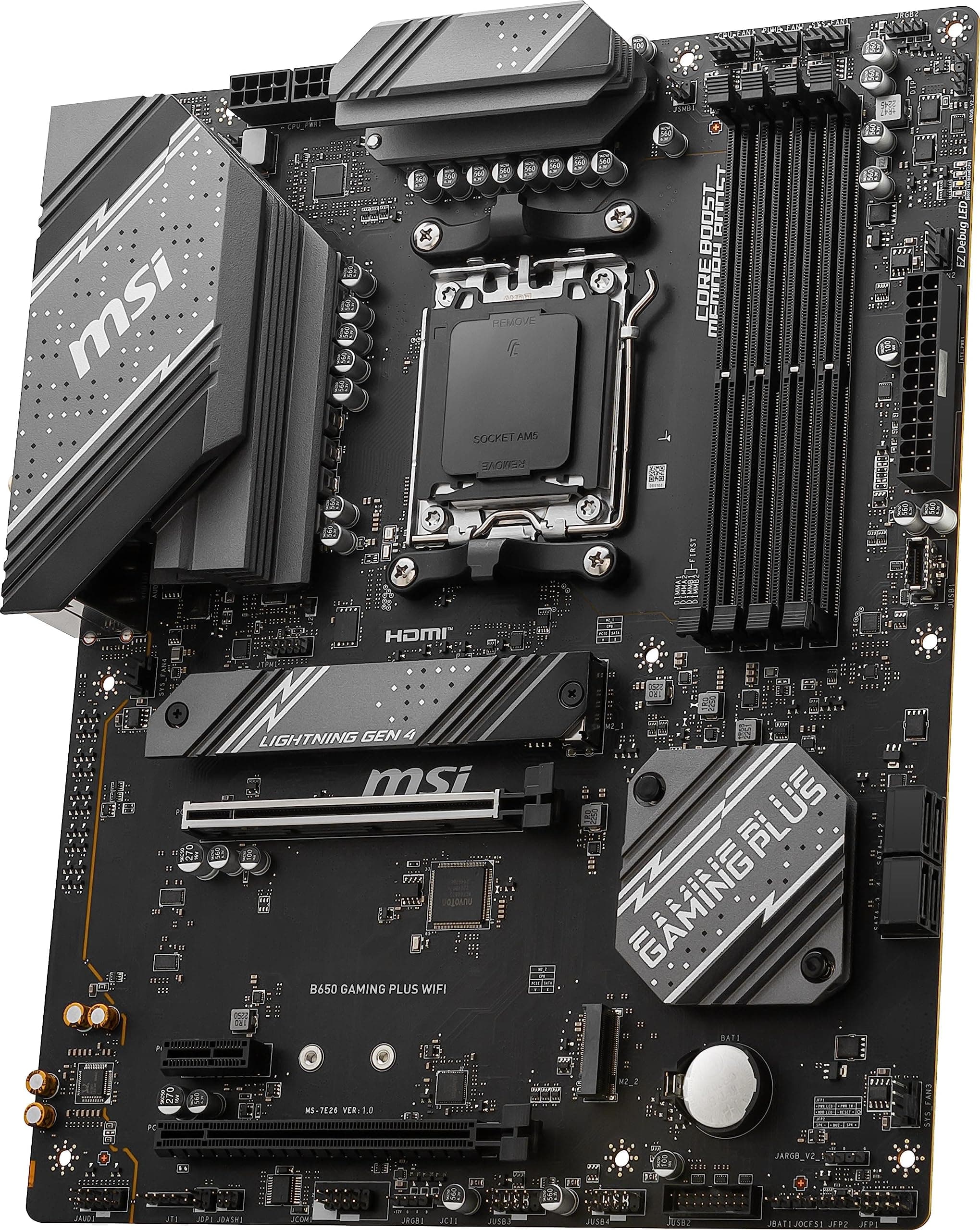 MB MSI AMD AM5 B650 GAMING PLUS WIFI ATX B650 Gaming Plus WLAN Bild 5