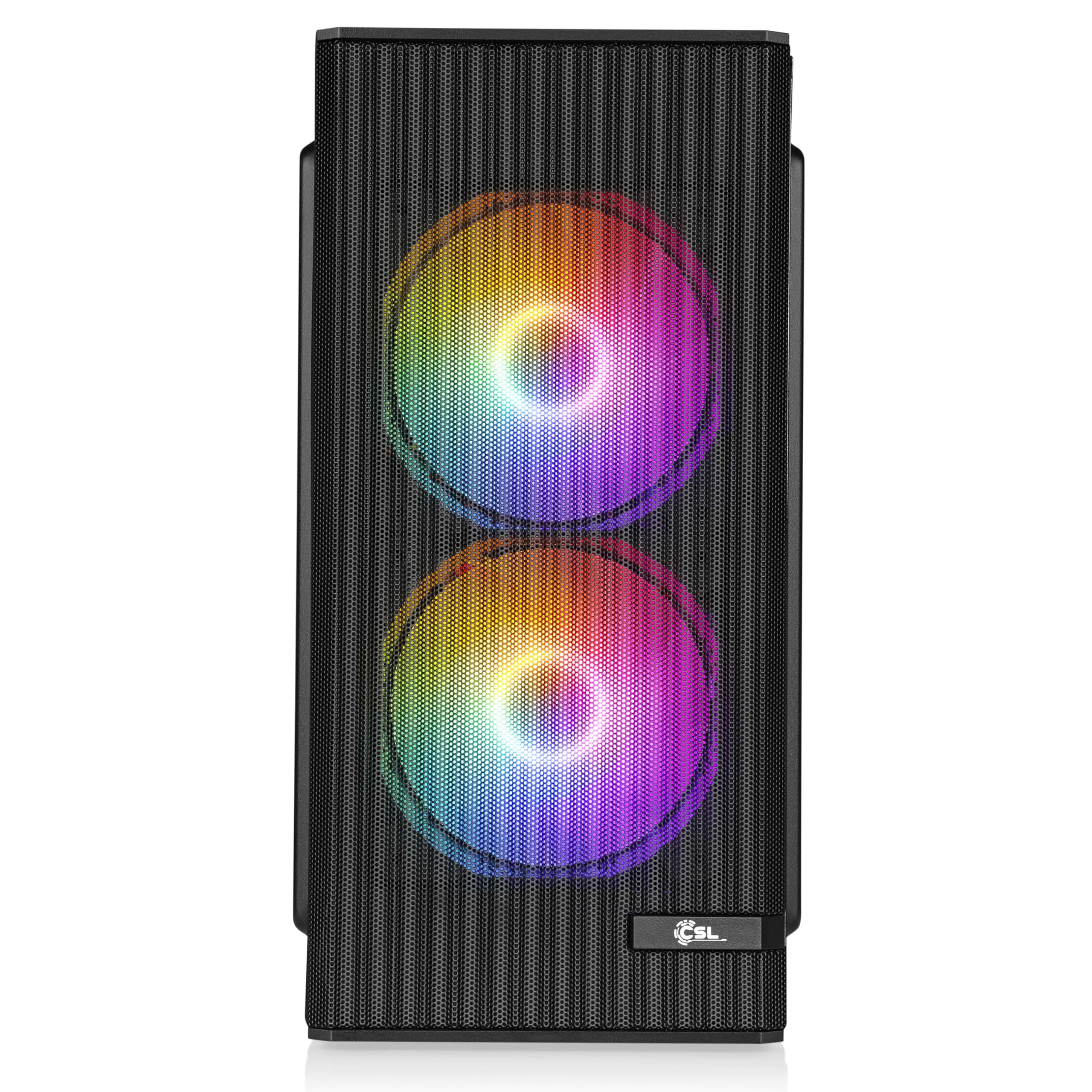 Gaming PC mit Windows 11 Pro | AMD Ryzen 5 5500 6X 3.6 GHz | RTX 5050 | 500 GB M.2 NVMe | 16 GB DDR4 RAM | Computer für Zocker, Gamer Desktop Rechner zum Spielen | A16001 Bild 3