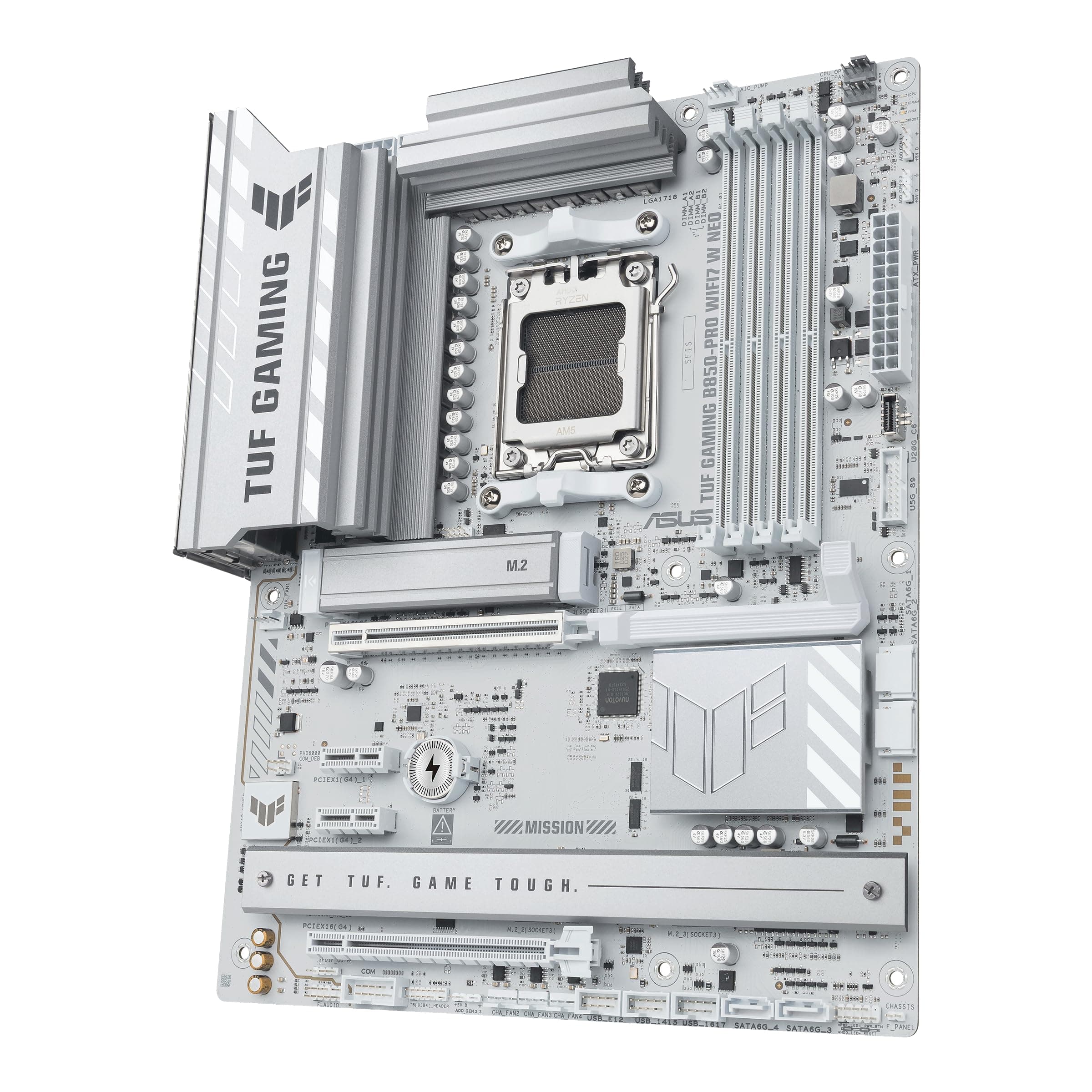 ASUS TUF Gaming B850-PRO WIFI7 W NEO AMD ATX-Mainboard (14+2+1 Leistungsstufen, DDR5 mit AEMP, DREI M.2-Steckplätze, PCIe 5.0 für Next-Gen-GPUs, 2,5Gb Ethernet und 64MB BIOS) Bild 7