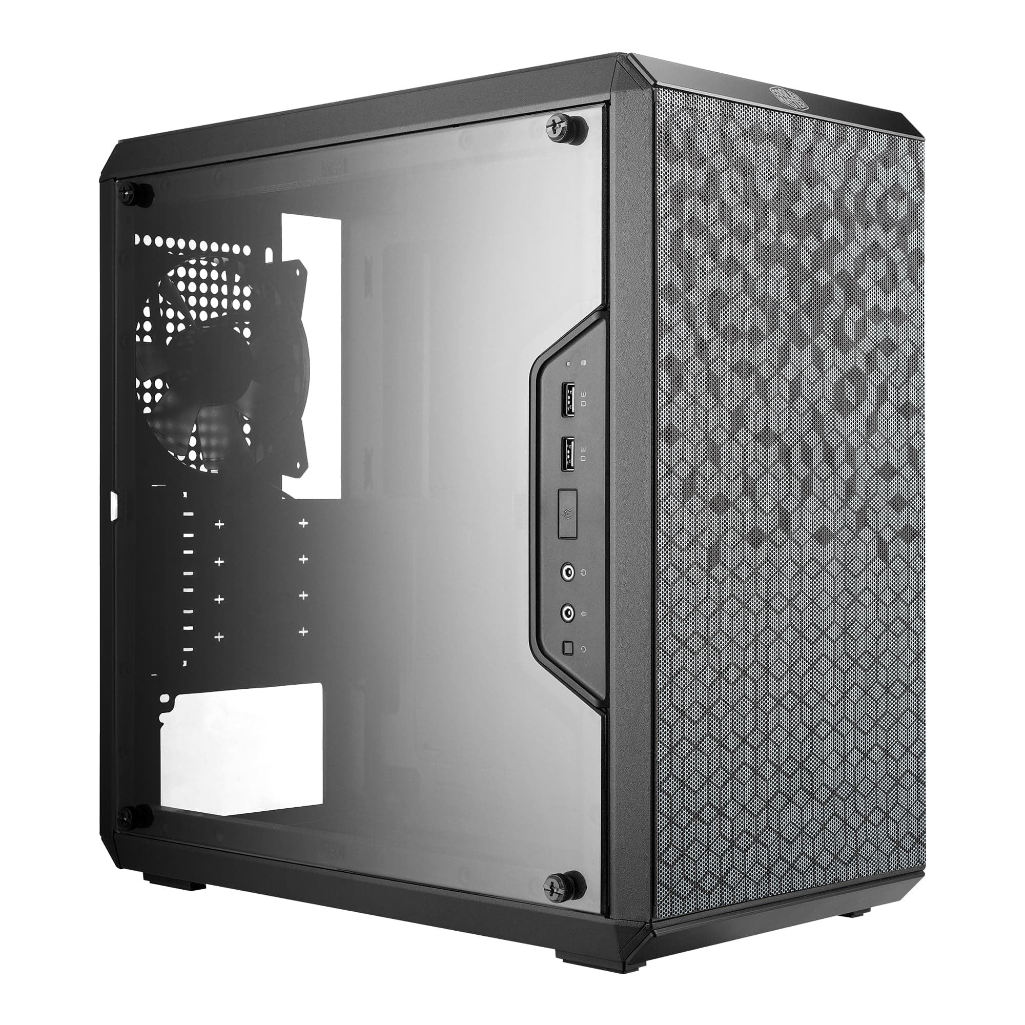 Cooler Master MasterBox Q300L PC Gehäuse 'Micro-ATX, Mini-ITX, USB 3.0, Seitenfenster' MCB-Q300L-KANN-S00