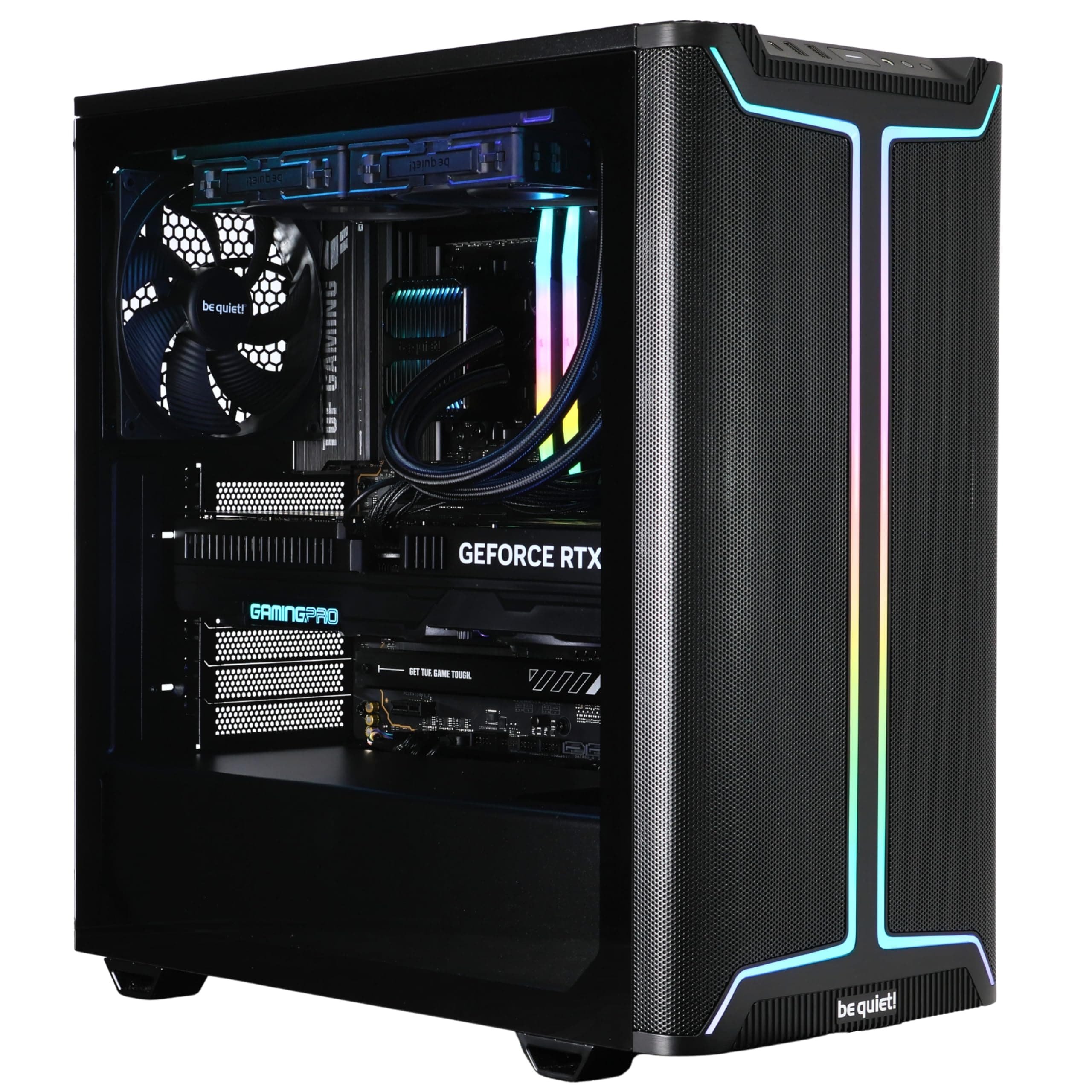 Gaming PC AMD Ryzen 7 9800X3D 3D V-Cache RTX 5070 Ti 16GB GDDR7 32GB DDR5-6000MHz 2TB M.2 SSD einstellbare ARGB Beleuchtung leise 240mm Silent Loop AiO WiFi 7 Windows 11 Pro AMD Ryzen 7 9800X3D Nvidia GeForce RTX 5070 Ti 32.0 GB 2.0 TB