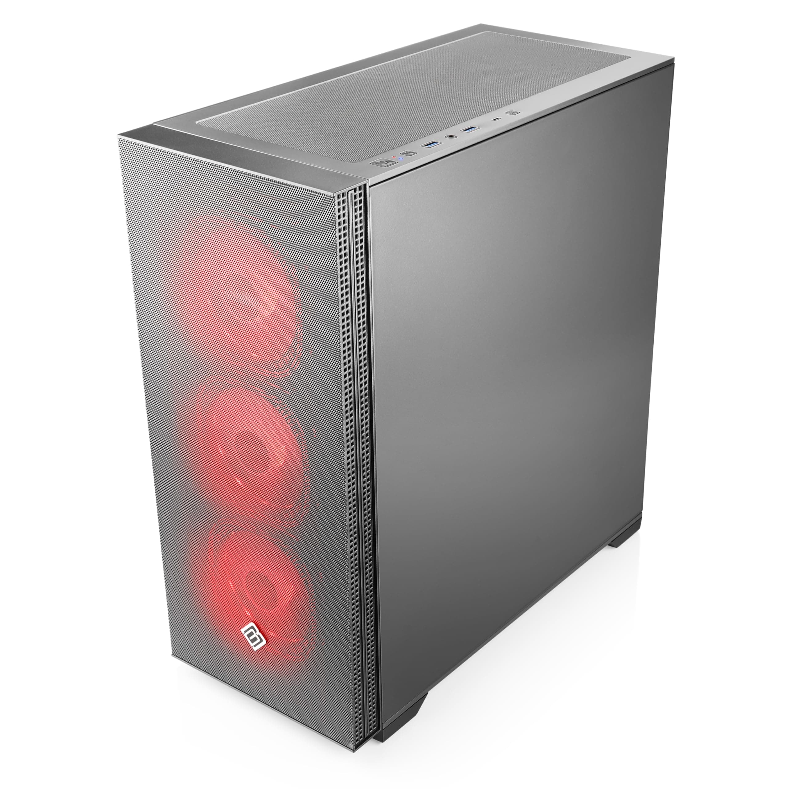 Gaming PC mit Windows 11 Home | AMD Ryzen 5 5500 6x3.6GHz | RTX 5060 | 2000GB M.2 NVMe | 64GB DDR4 RAM | WLAN | Computer für Zocker, Gamer Desktop Rechner zum Spielen | A12068 Cronos II Gunmetal 2000.0 GB 64.0 GB RTX 5060 Windows 11 Home Bild 4