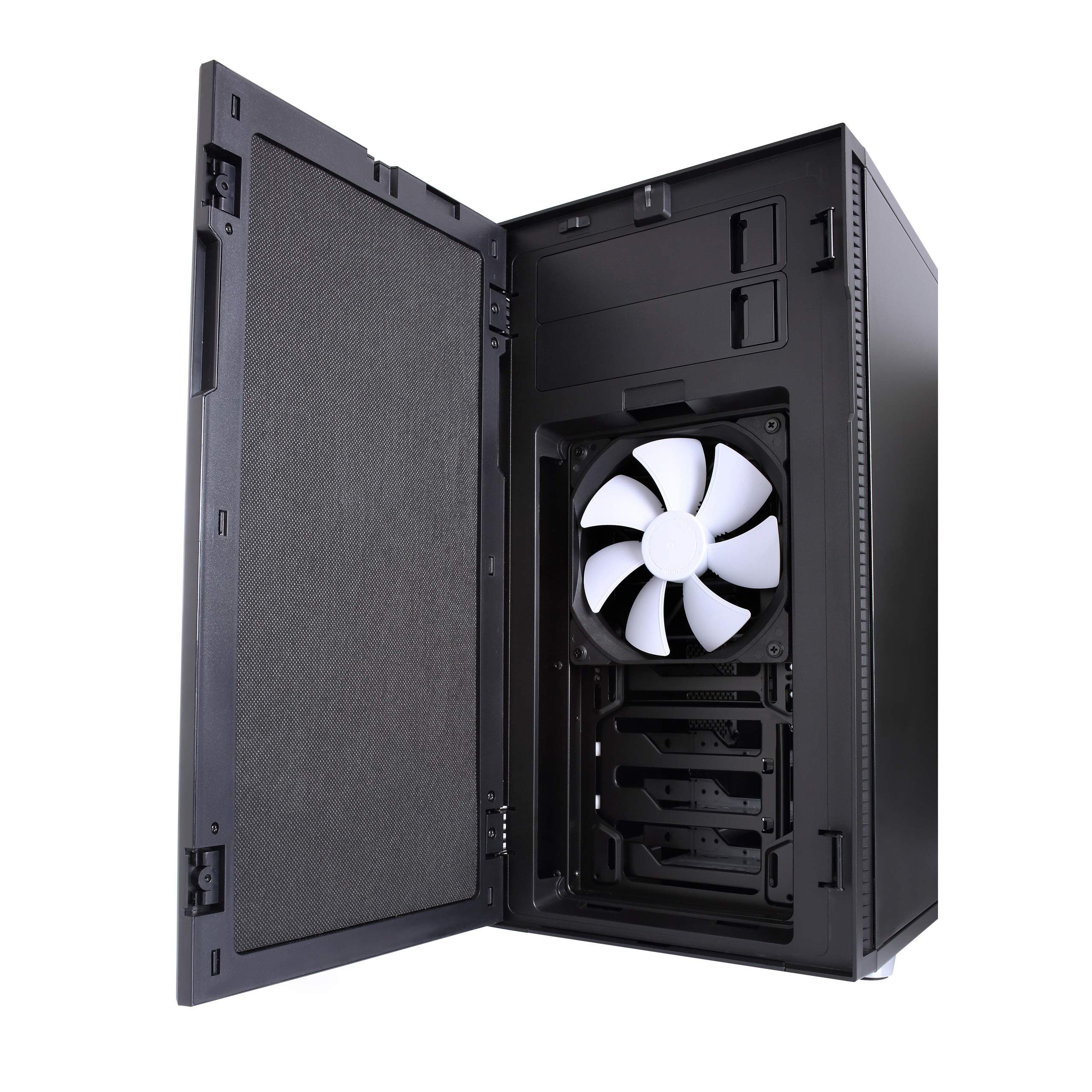 Fractal Design Define R5 Mid-Tower Gehäuse – Schalldämmung, Flexibles Design, USB 3.0 Frontanschlüsse, Schwarz schwarz Black Pearl Bild 5