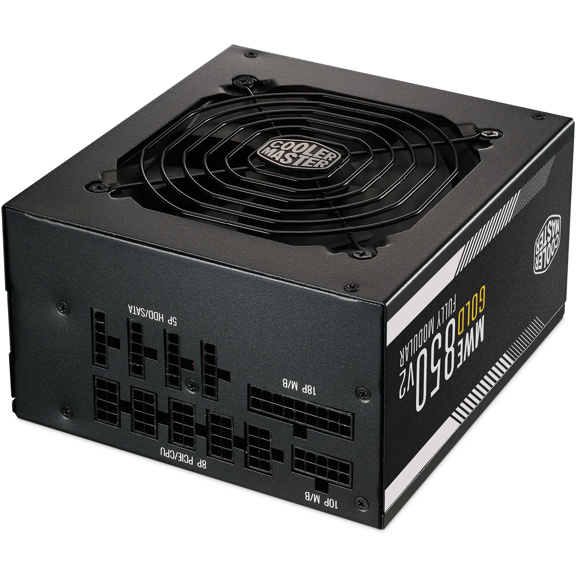 Cooler Master MWE Gold 850 V2 ATX 3.1 Vollmodulares Netzteil – ATX 3.1-Unterstützung, 80 Plus Gold, 850 Watt PC-Netzteil, PCIe 5.1-Verkabelung, 120 mm HDB-Lüfter, Hochtemperaturschwelle 850W Gold ATX 3.1 Bild 7