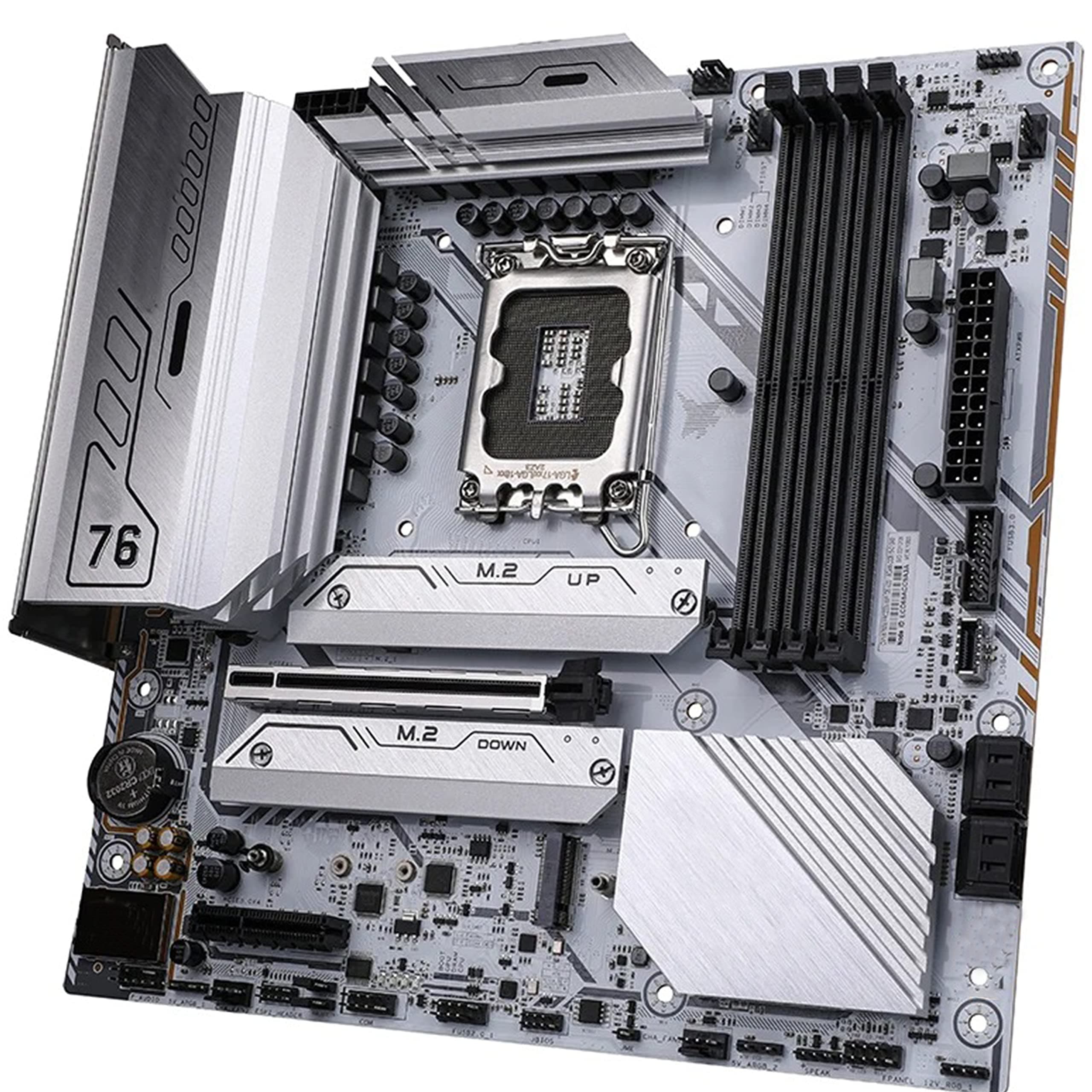SIMPLETEK – Hauptplatine Micro-ATX LGA1700 B760M 4 X Slot DDR4/DDR5 Mit WiFi 6 Integriert 3 Slot M.2 Pcie 4.0 Gaming 12° 13° Gen. Intel Bild 3