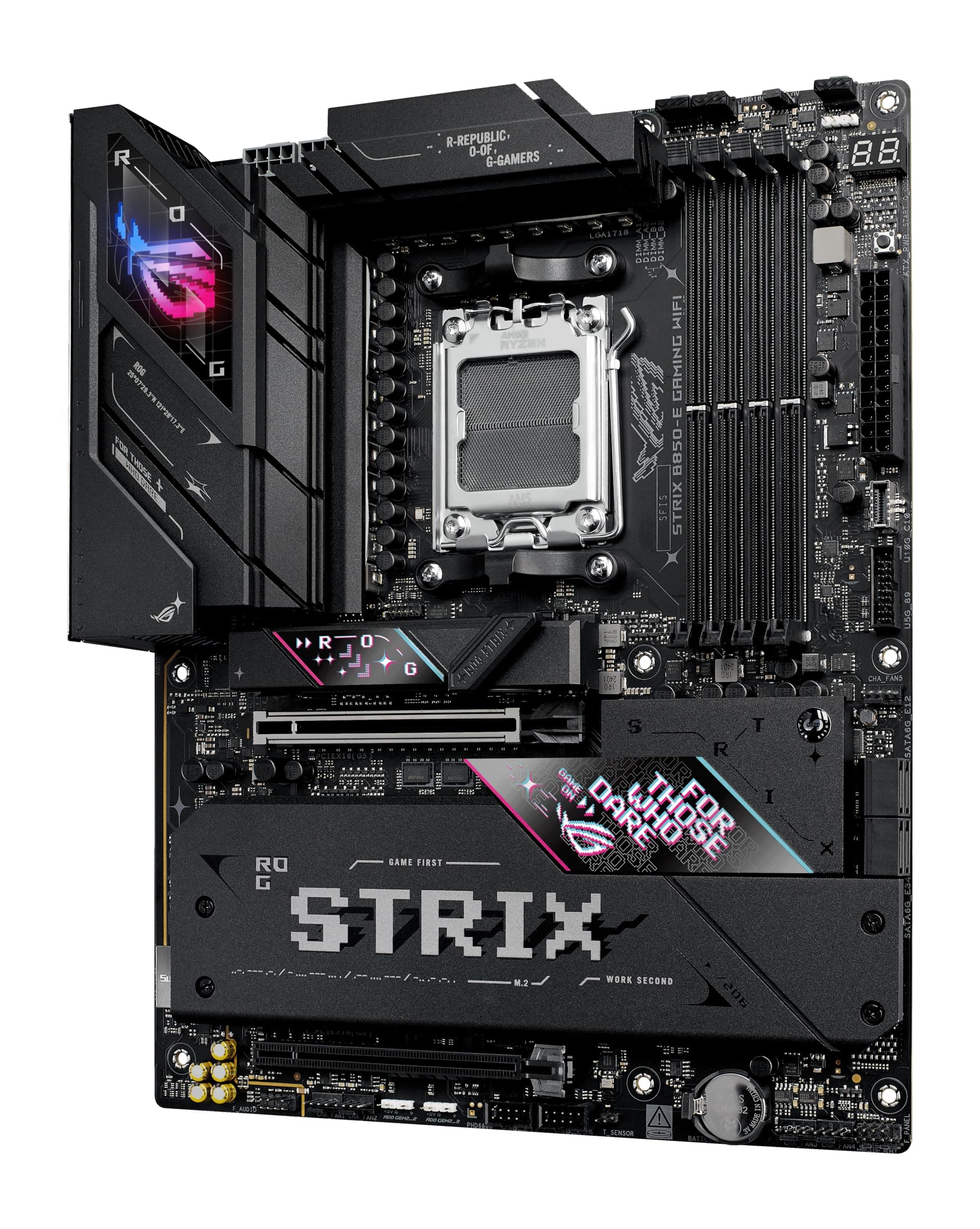 ASUS ROG Strix B850-E Gaming WiFi Mainboard Sockel AMD AM5 (AMD B850, E-ATX, DDR5 Speicher, PCIe 5.0, WiFi 7, 2X PCIe 4.0 M.2, Aura Sync) Bild 6