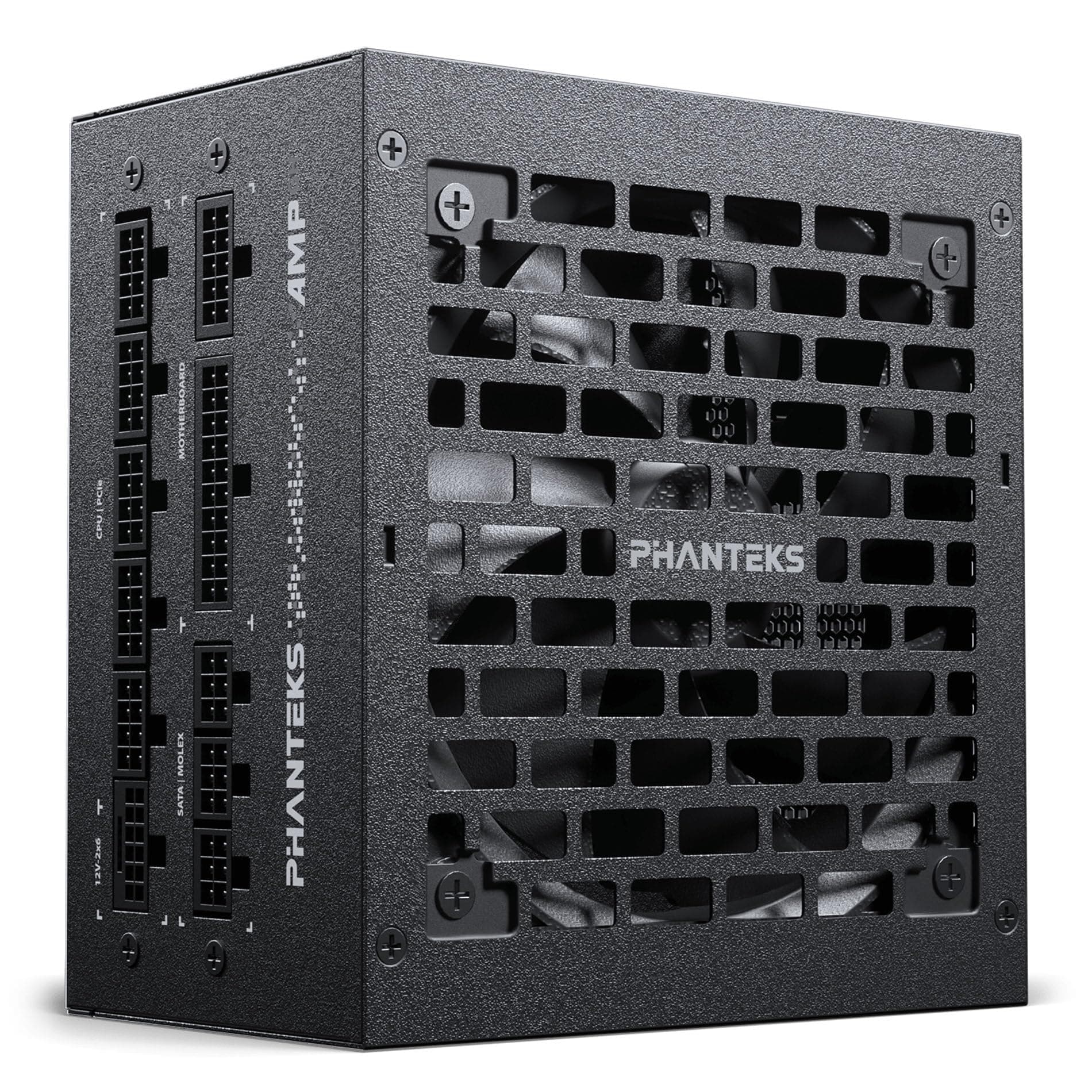 Phanteks AMP GH 850W PC-Netzteil Schwarz, 850 Watt ATX-Netzteil, PCIe 5.1, ATX 3.1 PSU | 80 PLUS Gold, alle Kabel abnehmbar, leise