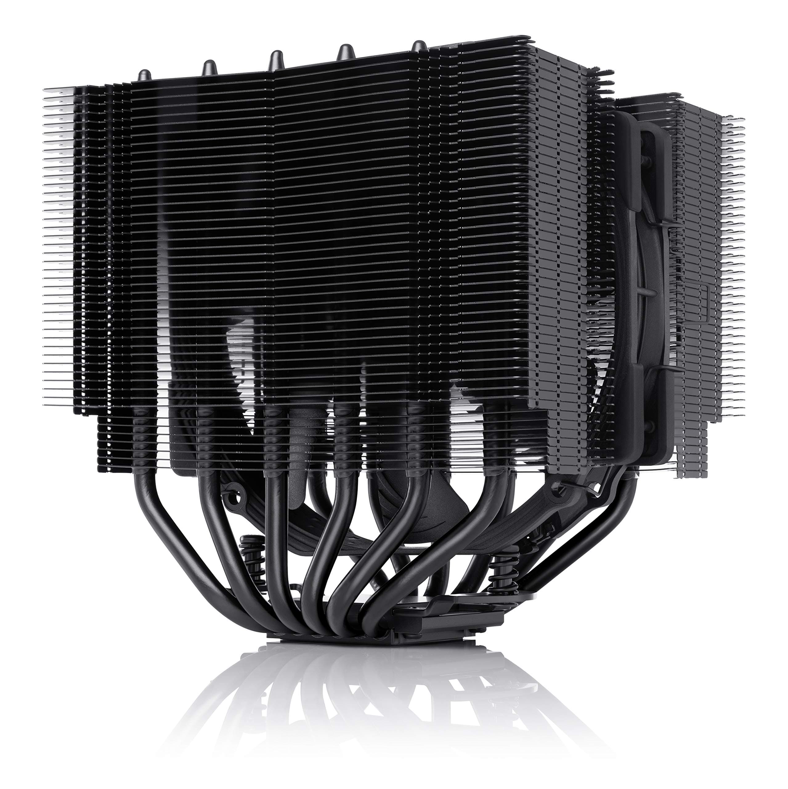 Noctua NH-D15S chromax.black, Premium CPU-Kühler mit NF-A15 PWM 140mm Lüfter (Schwarz)
