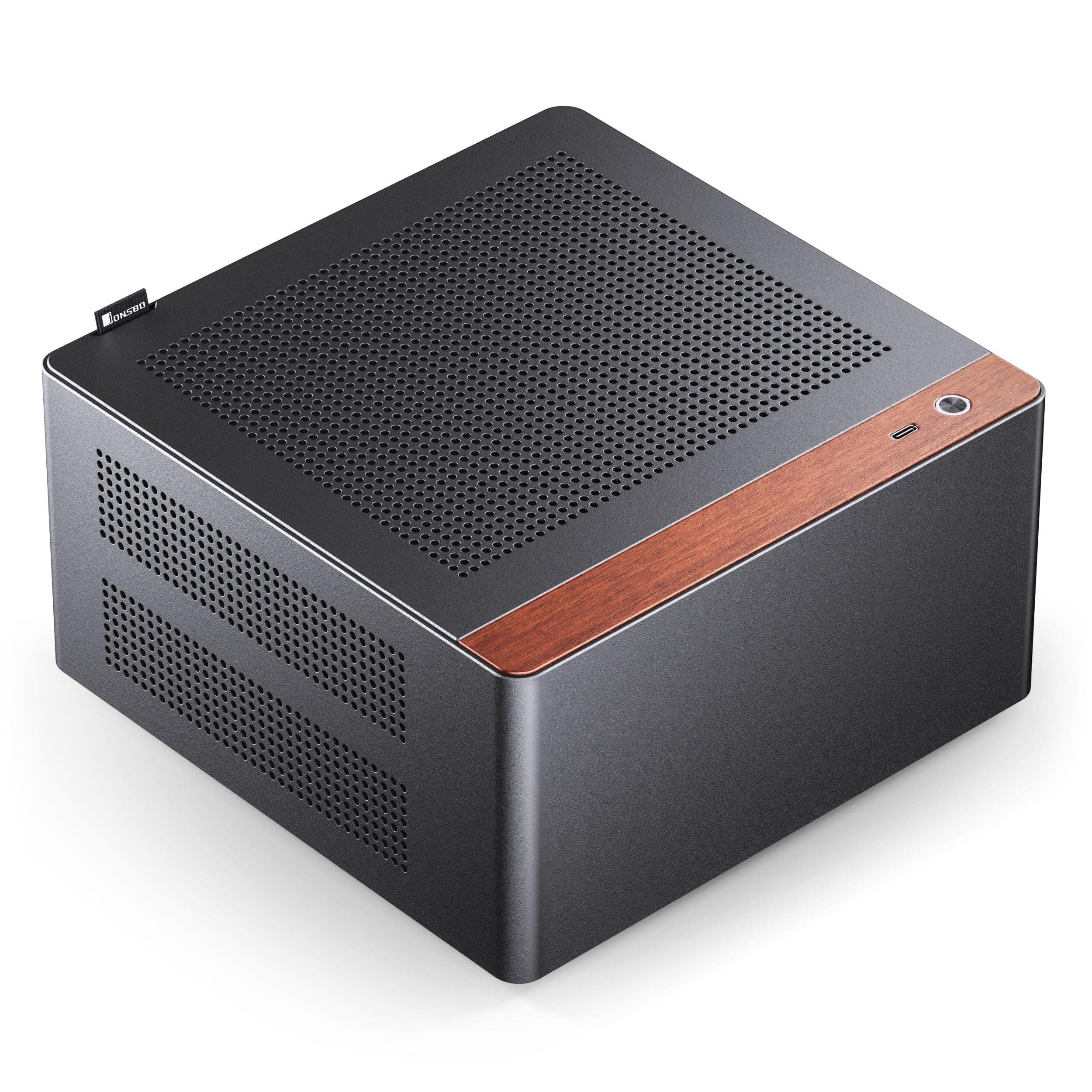 Jonsbo NV10 ITX Mini-Desktop-Gehäuse, 3,3 mm, Aluminiumlegierung, Gehäuseschale, unterstützt 1U Flex Power Suppl 4,5 l Volumen, kleines PC-Gehäuse Bild 2