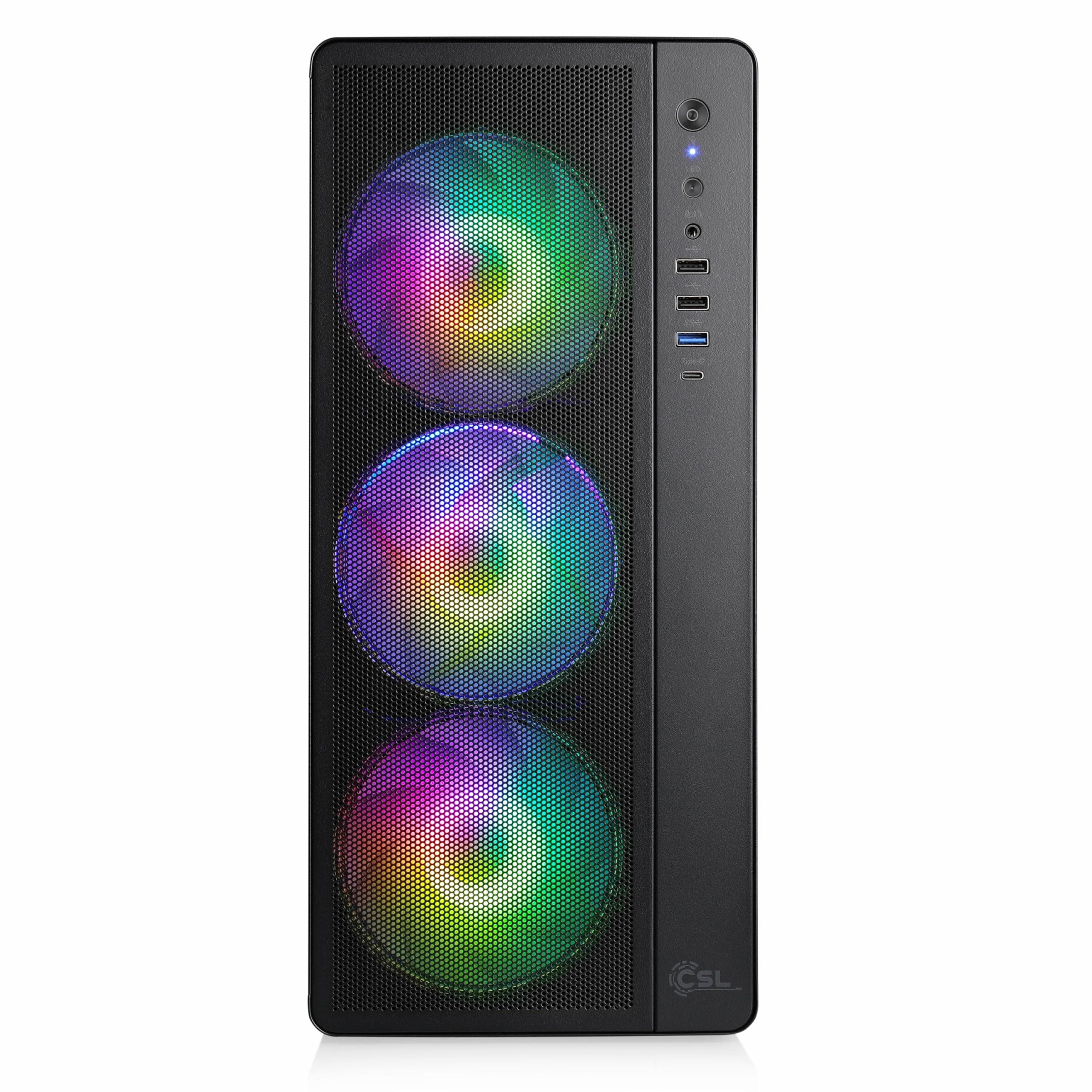 Gaming PC mit Windows 11 Pro | AMD Ryzen 7 8700F 8X 4.1 GHz | RTX 5070 | 1000 GB M.2 NVMe | 32 GB DDR5 RAM | Computer für Zocker, Gamer Desktop Rechner zum Spielen | A15526 1000.0 GB 32.0 GB RTX 5070 Windows 11 Pro Bild 4