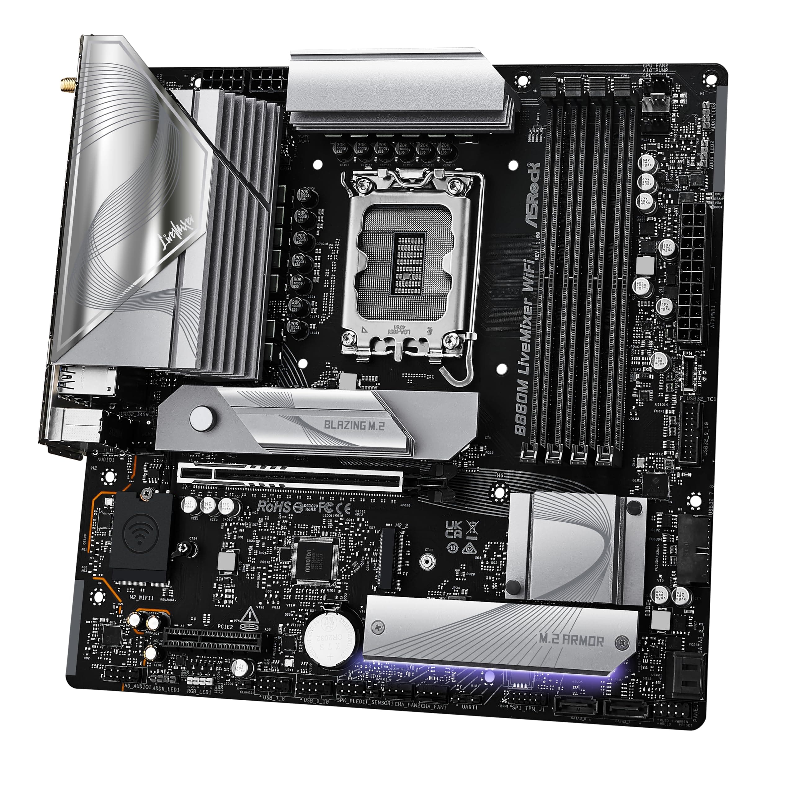 ASRock Mainboard B860M LiveMixer WiFi Bild 5