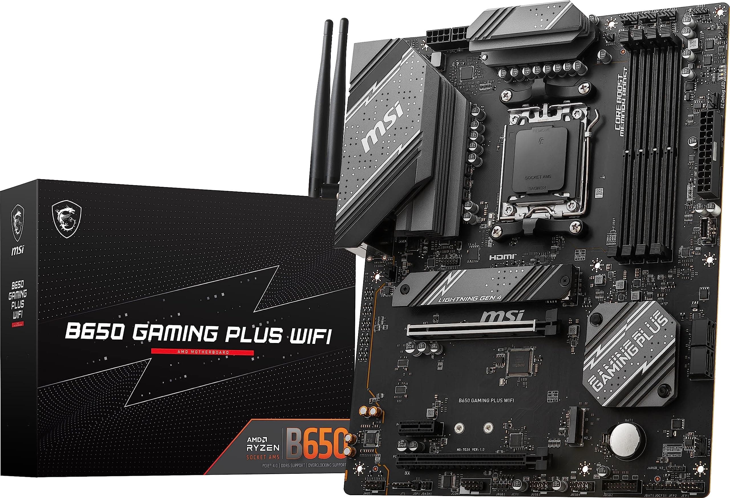 MB MSI AMD AM5 B650 GAMING PLUS WIFI ATX B650 Gaming Plus WLAN