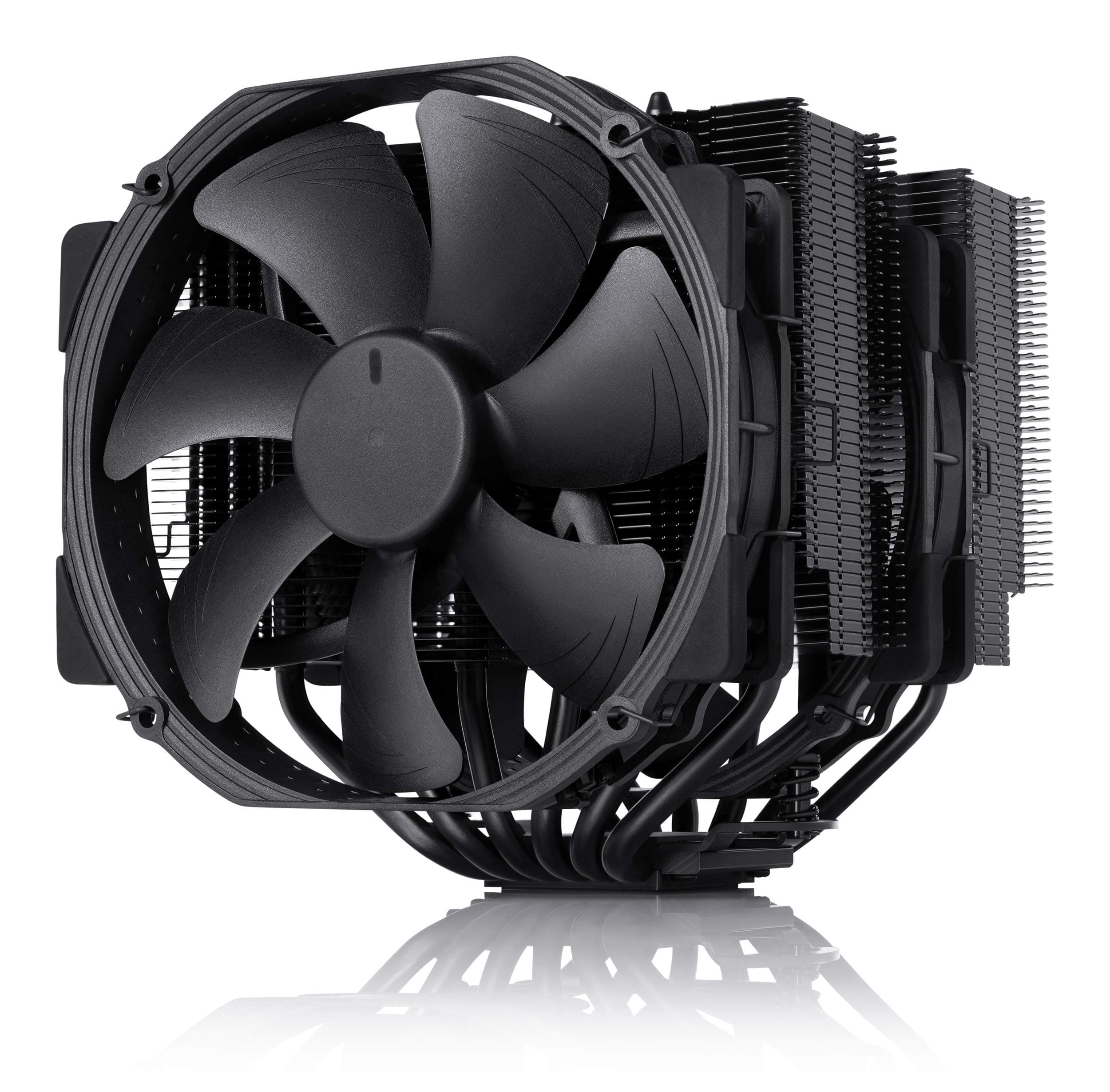 Noctua NH-D15 chromax.black, Dual-Tower CPU Kühler (140mm, Schwarz) Bild 2