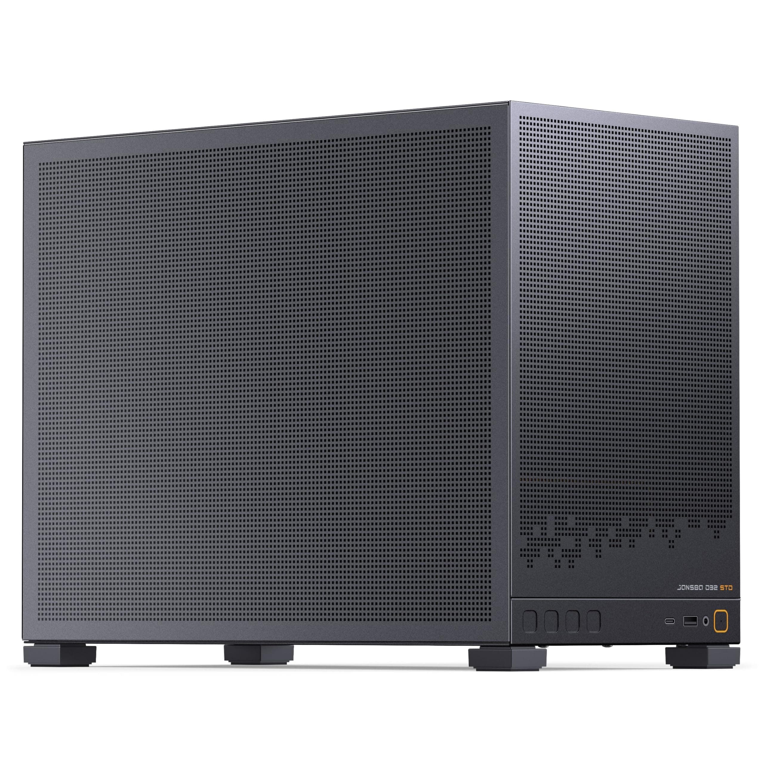 Jonsbo D32 STD Mesh PC-Gehäuse Schwarz | Mini Case für Micro-ATX, Back-Connect-kompatibel, starker Airflow, kompakt & stylish für Gaming Builds Bild 2