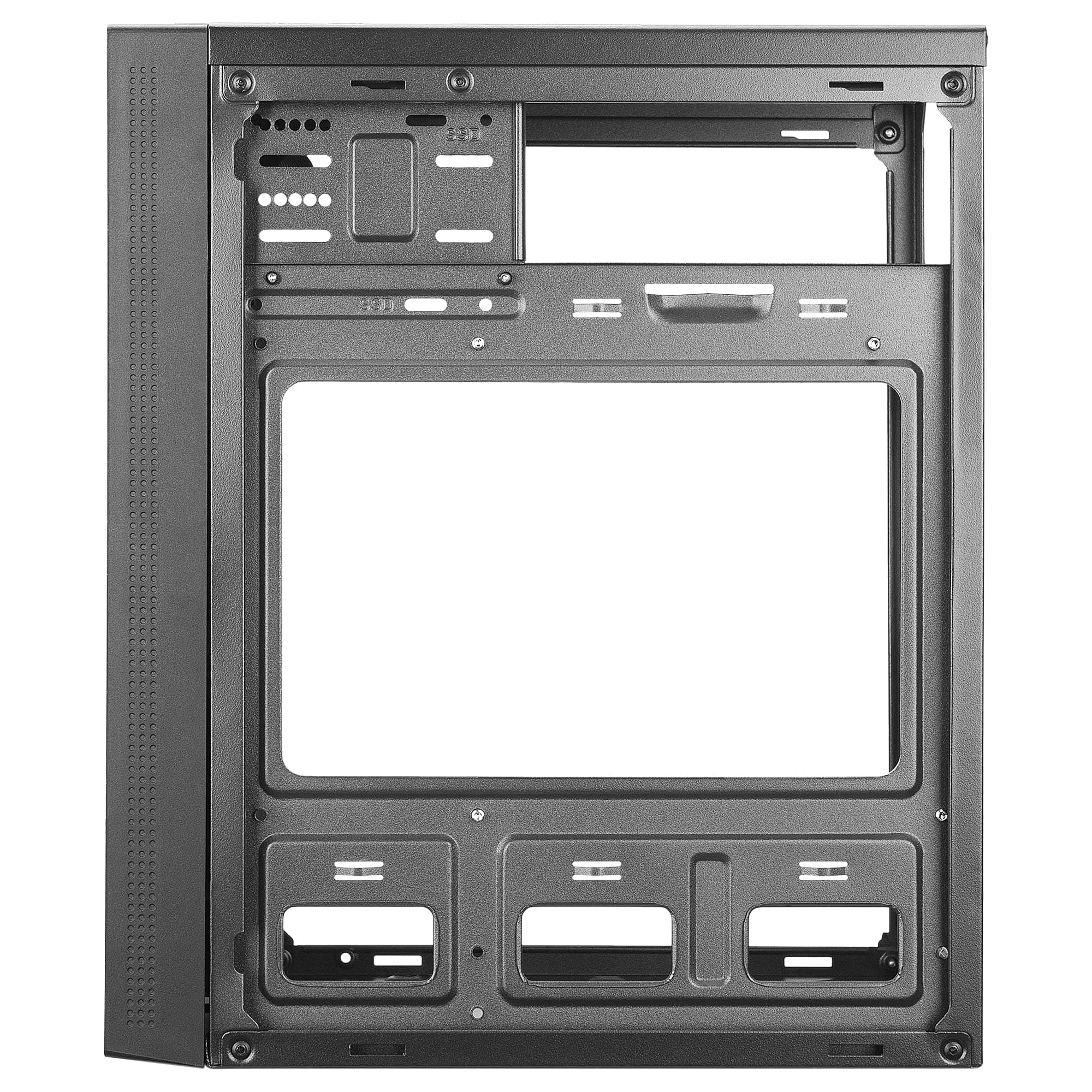 Tacens Anima AC5, Kompaktes Micro ATX PC Gehäuse, Front Mesh Kühlung, USB 3.0, Schwarz Bild 7