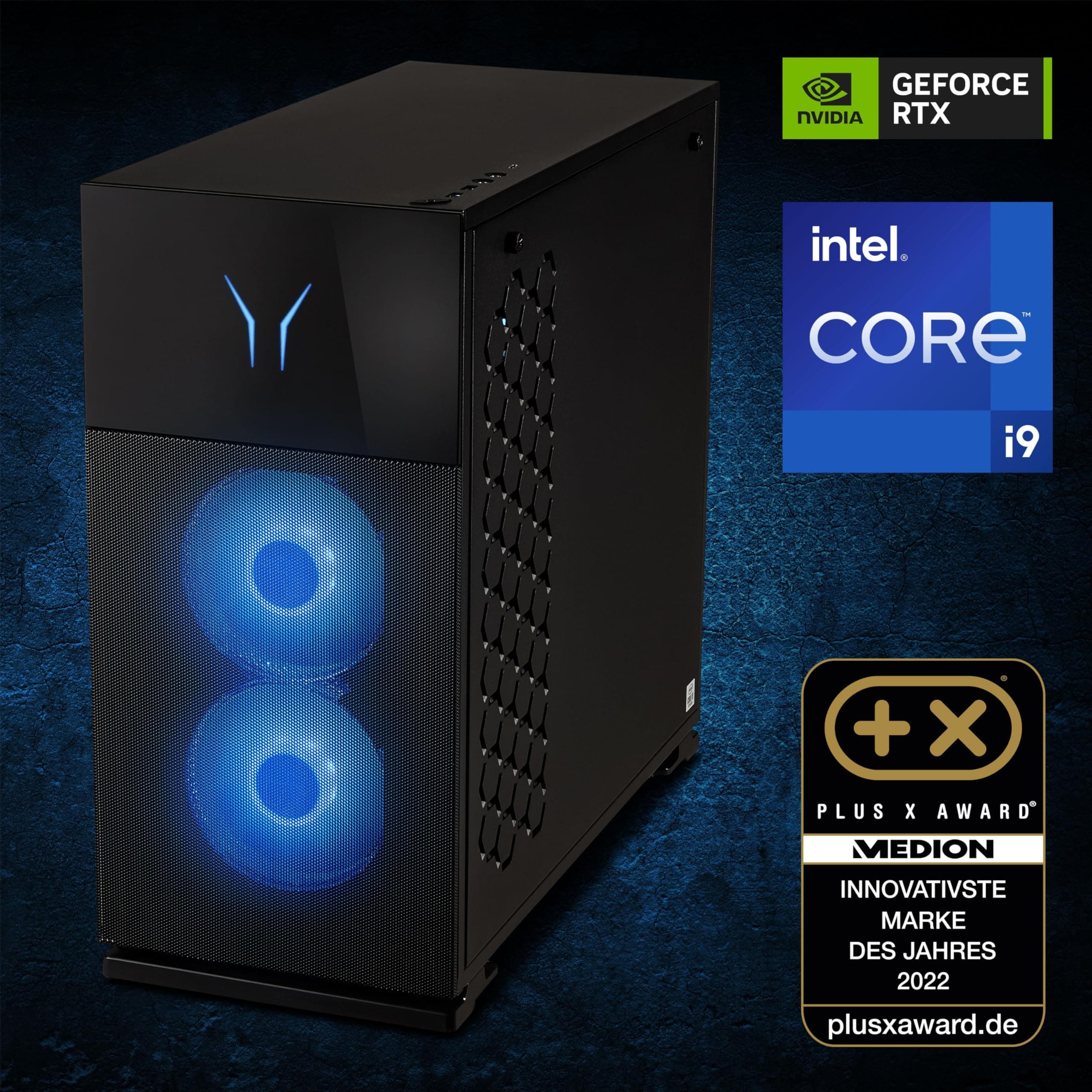 ERAZER Hunter X30 High-End Gaming Desktop PC (Intel Core i9-14900KF, 32GB Kingston Fury Beast RGB DDR5 RAM, NVIDIA GeForce RTX 4080 SUPER 16GB GDDR6X, 2TB PCIe SSD, Wasserkühlung, Win 11 Home) Core i9-14900KF 32 GB 2000.0 GB Nvidia GeForce RTX 4080 SUPER MD34920 Bild 2