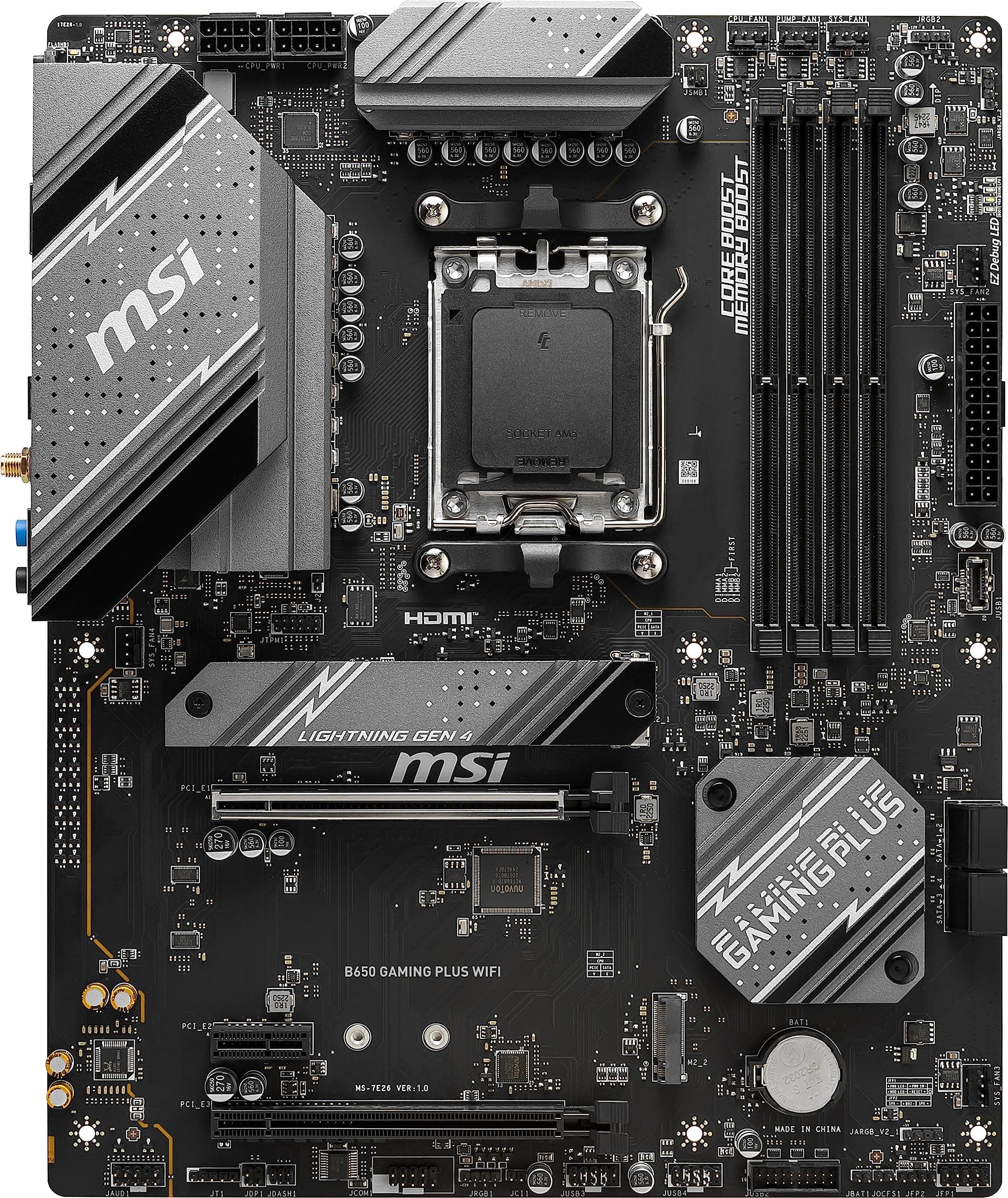 MB MSI AMD AM5 B650 GAMING PLUS WIFI ATX B650 Gaming Plus WLAN Bild 3