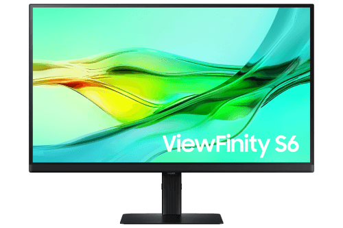 Samsung 27" ViewFinity S6 S60UD QHD 100Hz High Resolution Monitor, 27 Schwarz