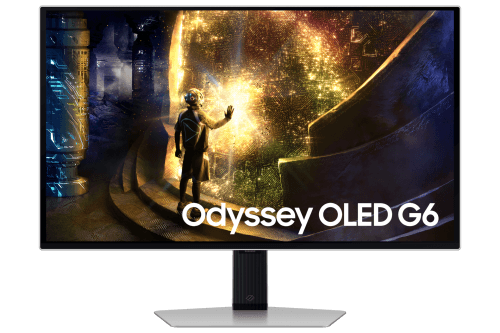Samsung 27" Odyssey OLED G6 G61SD 240Hz QHD Gaming Monitor, 27 Silber