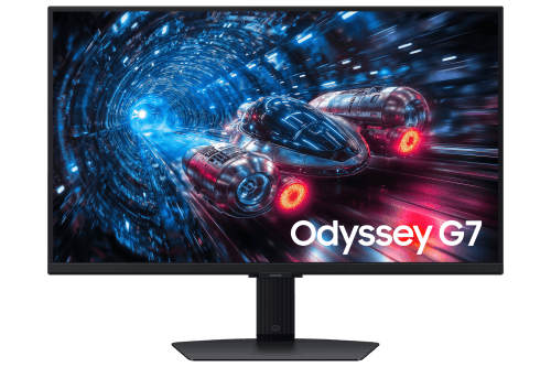 Samsung 27" Odyssey G7 G70F 4K 180Hz / FHD 360Hz Gaming Monitor, 27 Schwarz