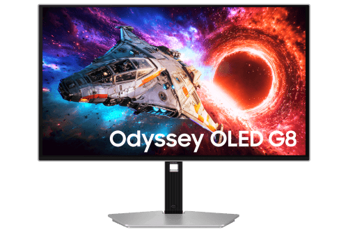 Samsung 27" Odyssey OLED G8 G80SH 4K UHD 240Hz Gaming Monitor, 27 Silber