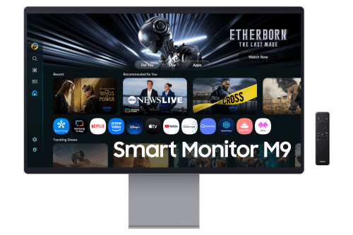32" Smart Monitor M9 M90SF 4K UHD OLED 165Hz 0,03ms Samsung Vision AI, 32 Silber