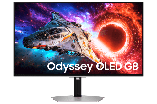 Samsung 32" Odyssey OLED G8 G80SH 4K 240Hz UHD Gaming Monitor, 32 Silber