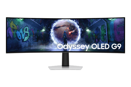 Samsung 49" Odyssey OLED G9 G93SD DQHD 240Hz Gaming Monitor, 49 Silber