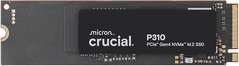 Crucial P310 SSD 1TB M.2 2280 PCIe Gen4 NVMe, bis 7.100 MB/s, für Laptop, Desktop PC & Handheld Spielekonsolen, Interne Festplatte - CT1000P310SSD801