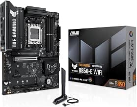 ASUS TUF Gaming B650-E WiFi Mainboard Sockel AMD AM5 (Ryzen 7000, ATX, PCIe 5.0, DDR5-Speicher, WiFi 6E, USB 3.2 Gen 2x2 Typ-C, Aura Sync)