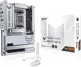 ASUS TUF Gaming B850-BTF WiFi W Mainboard Sockel AMD AM5 (Ryzen 9000, ATX, PCIe 5.0, DDR5 Speicher, WiFi 7, verstecktes Anschlussdesign, Aura Sync)