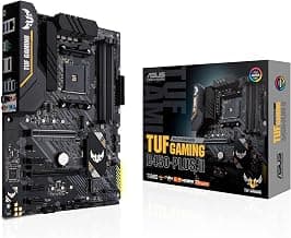 Asus TUF Gaming B450-Plus II Mainboard Sockel AM4 (ATX, AMD Ryzen, DDR4-Speicher, M.2, USB 3.1 Gen1+ Gen2, Aura Sync, Ai Noise Cancelling Mikrofon)